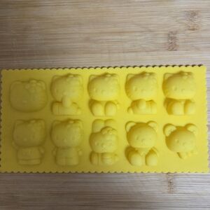 Yellow Hello Kitty Silicone Mold Chocolate, Gummies, Crafts